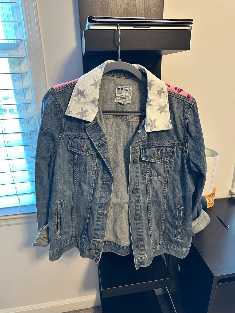 Women's Denim Jacket with hand painted design